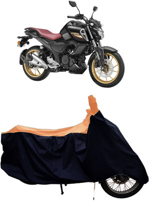 Tricway Two Wheeler Cover for Yamaha(FZS-FI, Orange)