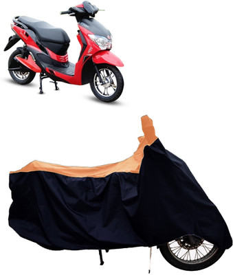 Tricway Two Wheeler Cover for Hero Electric(Electric Dash, Orange)