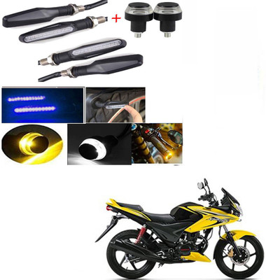 RawatZ Side LED Indicator Light for Honda CBF(Blue, Yellow)