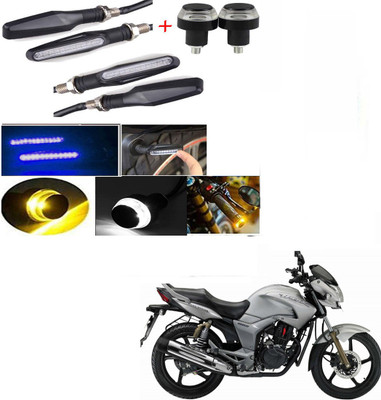 RawatZ Side LED Indicator Light for Hero Hunk(Blue, Yellow)