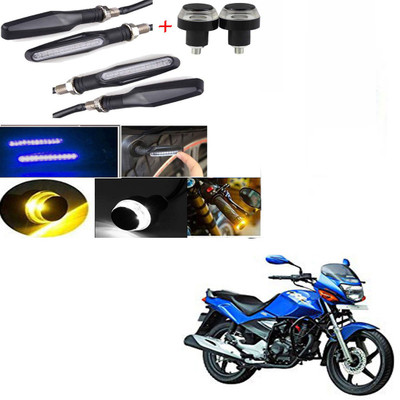 RawatZ Side LED Indicator Light for Hero CBZ TYPE 1(Blue, Yellow)