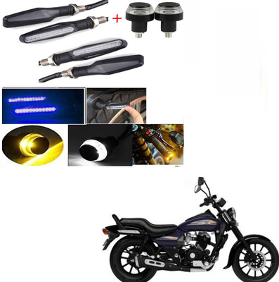 RawatZ Side LED Indicator Light for Bajaj Avenger 150(Blue, Yellow)