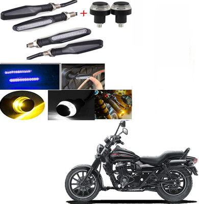 BR TrendZ Side LED Indicator Light for Bajaj Avenger 220(Yellow, Blue)