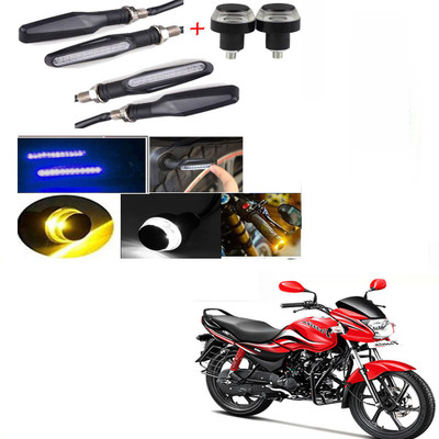 BR TrendZ Side LED Indicator Light for Hero Passion Pro(Yellow, Blue)