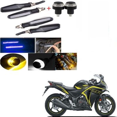 RawatZ Side LED Indicator Light for Honda CBR 250R(Blue, Yellow)