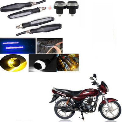 BR TrendZ Side LED Indicator Light for Bajaj Platina 100 DTS-i(Yellow, Blue)