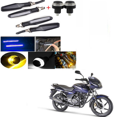 RawatZ Side LED Indicator Light for Bajaj Pulsar 150(Blue, Yellow)