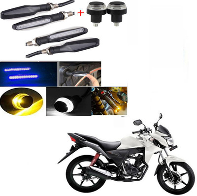 BR TrendZ Side LED Indicator Light for Honda CB Twister(Yellow, Blue)