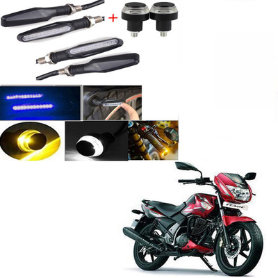 BR TrendZ Side LED Indicator Light for TVS Flame(Yellow, Blue)