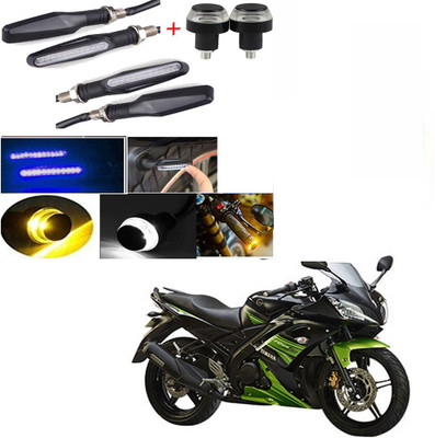 RawatZ Side LED Indicator Light for Yamaha YZF R15(Blue, Yellow)