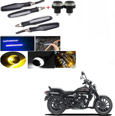 BR TrendZ Side LED Indicator Light for Bajaj Avenger 200(Yellow, Blue)