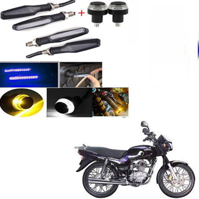 RawatZ Side LED Indicator Light for Bajaj Caliber(Blue, Yellow)