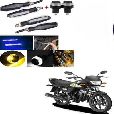 BR TrendZ Side LED Indicator Light for Honda Dream CD110(Yellow, Blue)