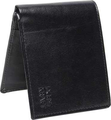 DCENT KRAFT Men Casual, Formal, Travel, Trendy Black Artificial Leather Wallet(5 Card Slots)