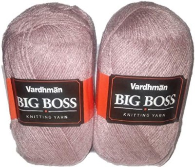 JEFFY Vardhman Yarn Big Boss Wool Ball 400 gm, Multi Skin