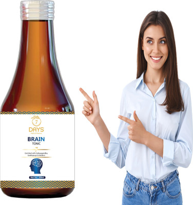 7 Days Mind power Extra Memory Booster Tonic Fortified With Shankhpushpi Mind power Extra Brain Tonic Syrup-200ml(200 ml)