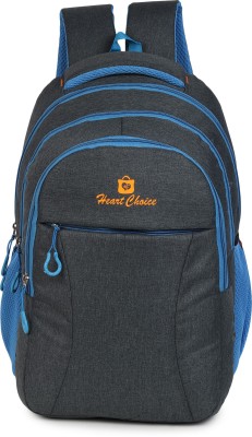 heart choice Stylish College and Laptop Travel Bags- Khadi Black 30 L Laptop Backpack(Black)