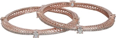 Priyaasi Brass Gold-plated Bangle Set(Pack of 2)