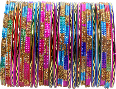 Shubhlaxmi Glass Bangle Set(Pack of 24)