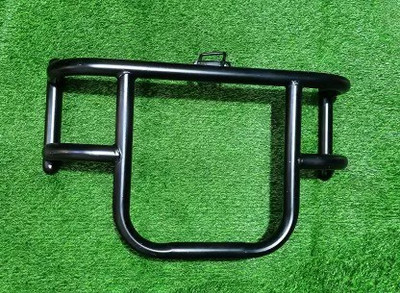 DOLSHACOB GLOSSY BLACK AIR FLY HEAVY DUTY LEG GUARD BULLET ENFIELD MADE IN INDIA Bike Crash Guard(Royal Enfield)