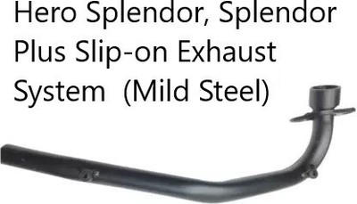 nirwana Hero Super Splendor Slip-on Exhaust System(Mild Steel)