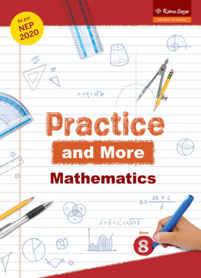Practice and More Book 8 Mathematics (NEP 2020) | Maths Book For Class 8 By Ratna Sagar(Paperback, Our Experts)