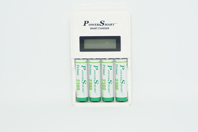 Power Smart PS 451+AA2300 BP4 Rechargeable Batteries and Charger for AA & AAA Camera Battery Charger(White) Power Smart PS 451+AA2300 BP4 Rechargeable Batteries and Charger for AA & AAA Camera Battery Charger(White)