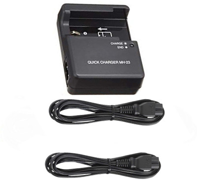 Onkliq MH-23 Quick Charger For EN-EL9/EL9A Battery With Free Charging Cable  Camera Battery Charger(Black)