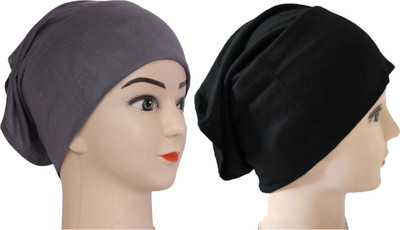MONATI Skull Cap Cap(Pack of 2)