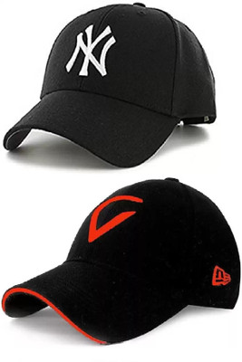 baki in Self Design Sports/Regular Cap Cap(Pack of 2)