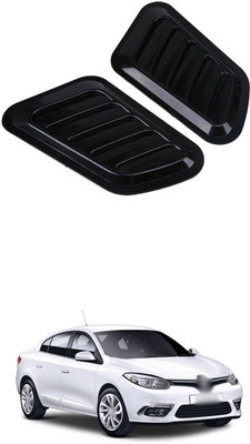 PRTEK Plastic Car Bumper Guard(Black, Pack of 4, Renault, Fluence)