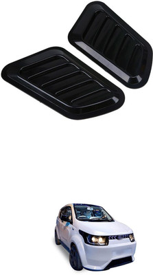 PRTEK Plastic Car Bumper Guard(Black, Pack of 4, Mahindra, Universal For Car)