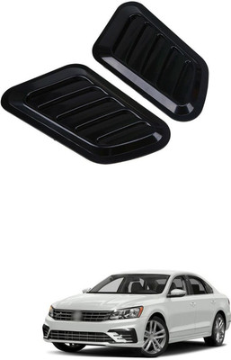 PRTEK Plastic Car Bumper Guard(Black, Pack of 4, Volkswagen, Passat)