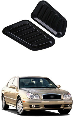 PRTEK Plastic Car Bumper Guard(Black, Pack of 4, Hyundai, Sonata)