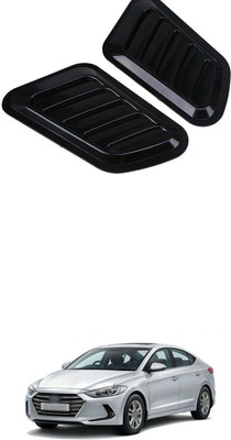 PRTEK Plastic Car Bumper Guard(Black, Pack of 4, Hyundai, Elantra)