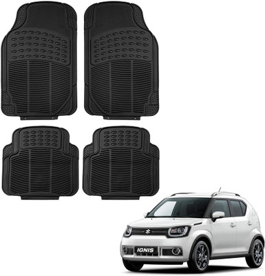 Oshotto Rubber Standard Mat For  Maruti Suzuki Ignis(Black)