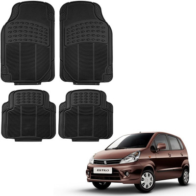 Oshotto Rubber Standard Mat For  Maruti Suzuki Zen Estilo(Black)