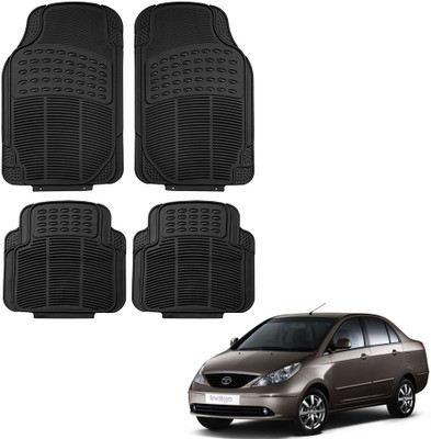 Oshotto Rubber Standard Mat For  Tata Indigo(Black)
