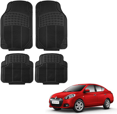 Oshotto Rubber Standard Mat For  Renault Scala(Black)