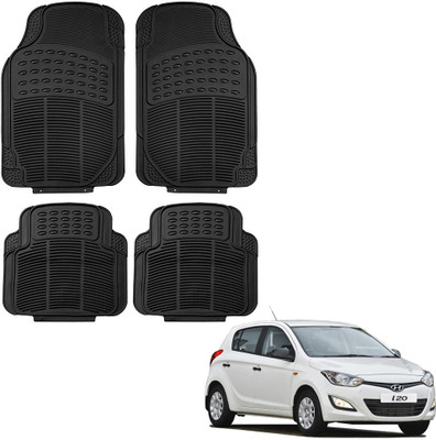 Oshotto Rubber Standard Mat For  Hyundai i20(Black)