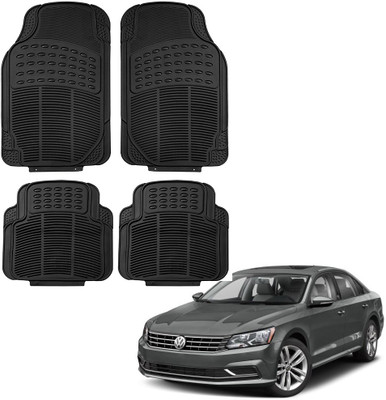 Oshotto Rubber Standard Mat For  Volkswagen Passat(Black)