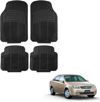 Oshotto Rubber Standard Mat For  Chevrolet Optra(Black)