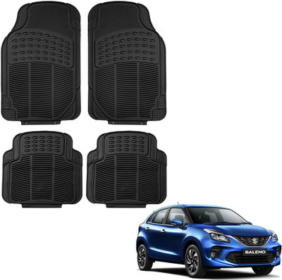 Oshotto Rubber Standard Mat For  Maruti Suzuki Baleno(Black)