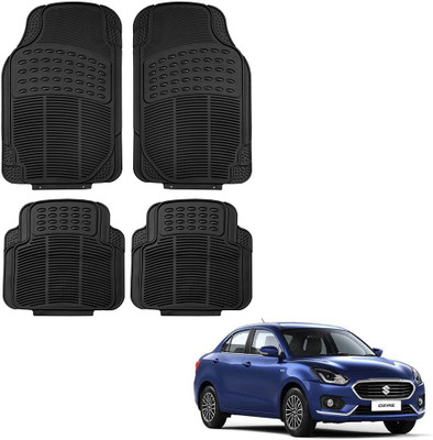 Oshotto Rubber Standard Mat For  Maruti Suzuki Swift Dzire(Black)