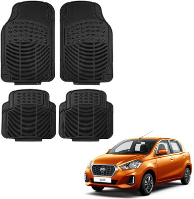 Oshotto Rubber Standard Mat For  Datsun Go(Black)