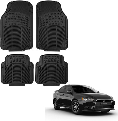 Oshotto Rubber Standard Mat For  Mitsubishi Lancer(Black)