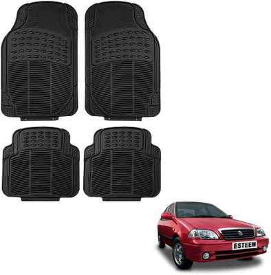 Oshotto Rubber Standard Mat For  Maruti Suzuki Esteem(Black)