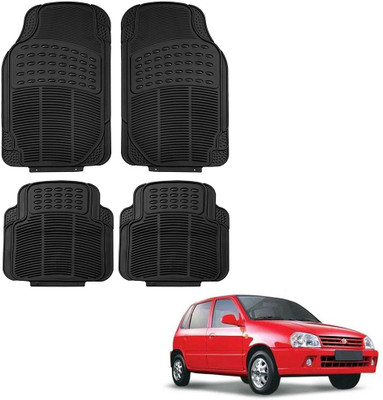 Oshotto Rubber Standard Mat For  Maruti Suzuki Zen(Black)
