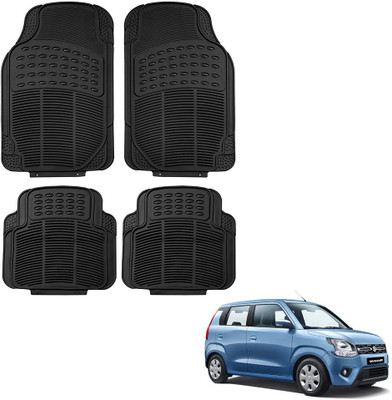 Oshotto Rubber Standard Mat For  Maruti Suzuki WagonR(Black)