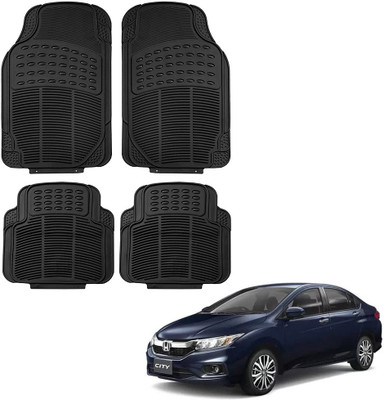 Oshotto Rubber Standard Mat For  Honda City ZX(Black)